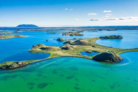 Excursion à la cascade de Godafoss et au lac Mývatn
