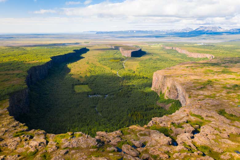 Canyon d'Ásbyrgi