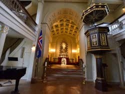 Autel de la Cathédral Luthérienne de Reykjavik