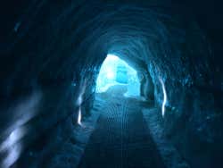 Grotte de glace au Musée Perlan