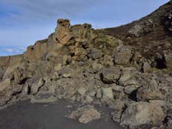 Escaliers d'accès à Godafoss