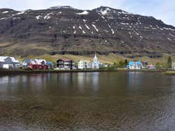 Vue panoramique de Seydisfjordur