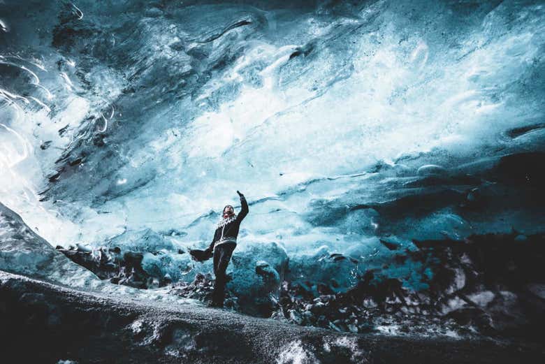 La grotte de glace du glacier Vatnajökull