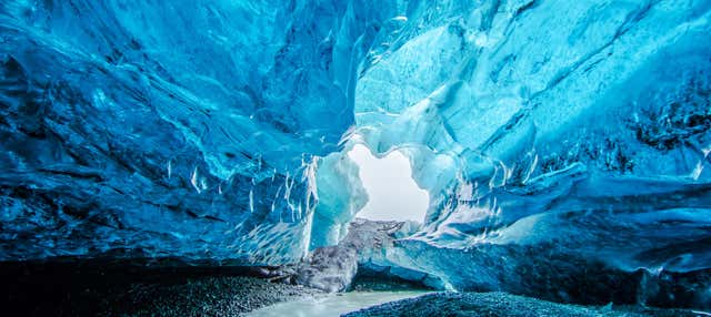 Excursion à la grotte bleue du glacier Vatnajökull