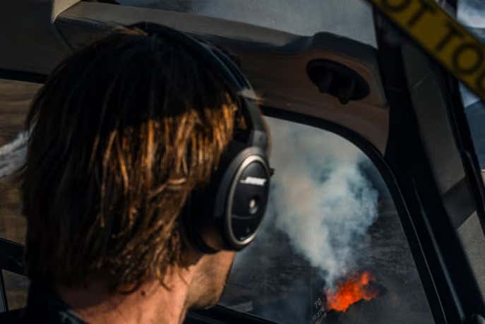 Pilote pendant le vol