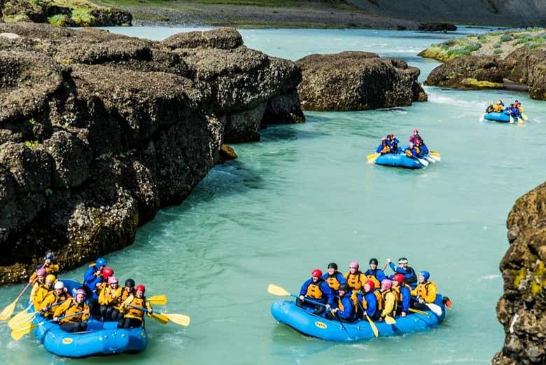 Rafting sur la rivière Hvitá