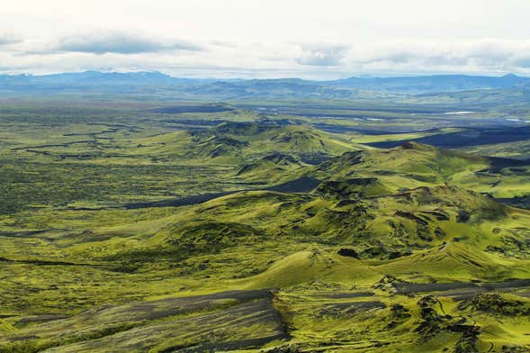 Vol en hélicoptère au-dessus de Skaftafell ou de Lakagígar