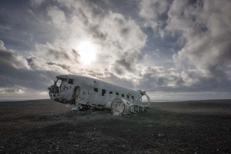 Avion DC3 écrasé