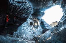 Visite de la grotte de glace du glacier Kötlujökull